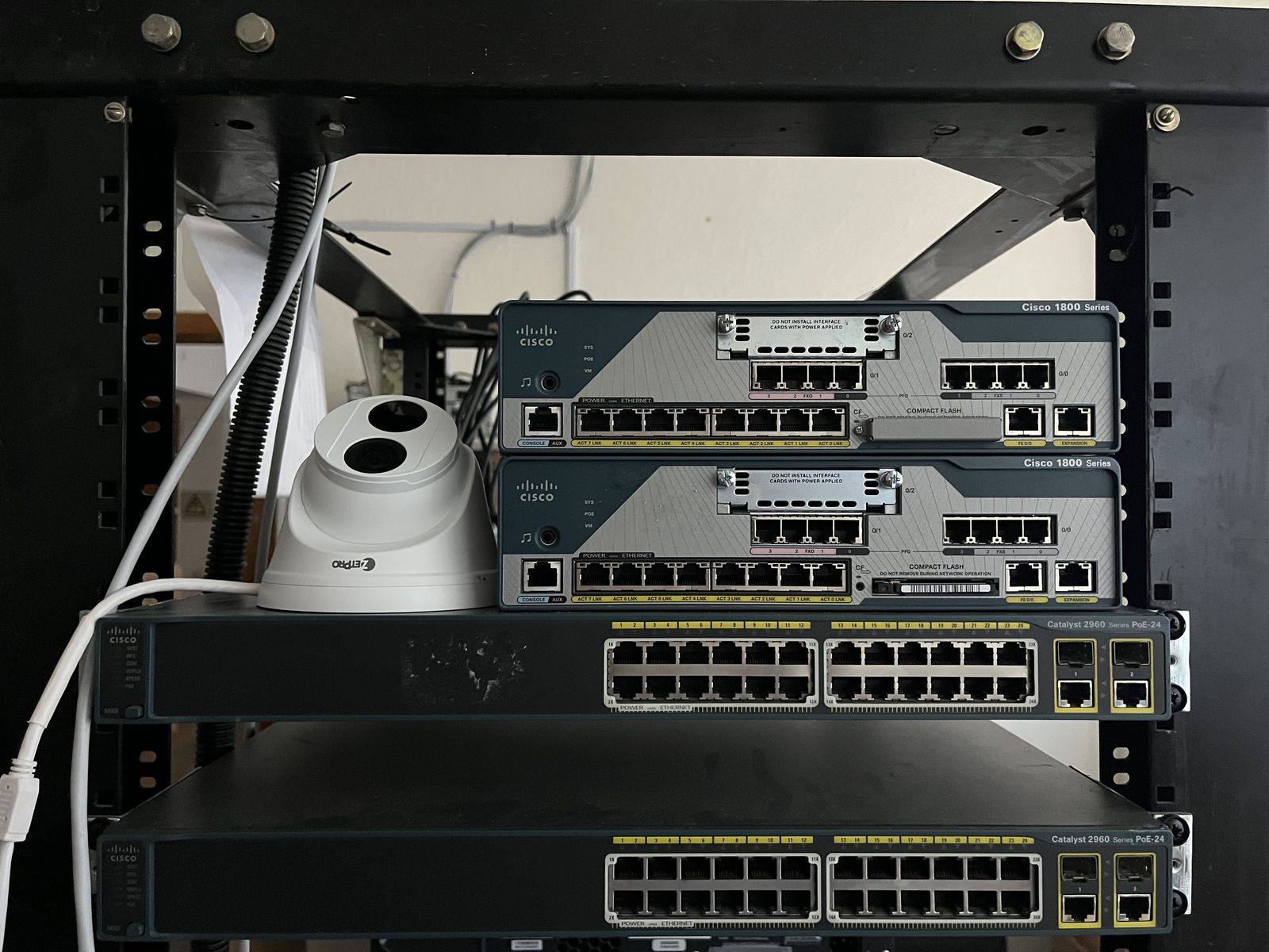 Маршрутизатори Cisco 1800 Series та комутатори Catalyst 2960 PoE